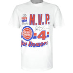 NBA (Nutmeg) - Detroit Pistons MVP Joe Dumars T-Shirt 1989 Large