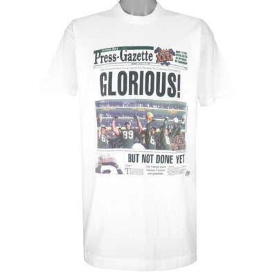 NFL (Front Pages) - Green Bay Packers Super Bowl 31th Champs T-Shirt 1997 XX-Large