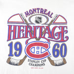 NHL - Montreal Canadiens Stanley Cup Champions T-Shirt 1992 X-Large Vintage Retro Hockey