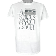 Vintage - TDK As Serious As You Can Get T-Shirt 1990s Large Vintage Retro