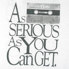 Vintage - TDK As Serious As You Can Get T-Shirt 1990s Large Vintage Retro