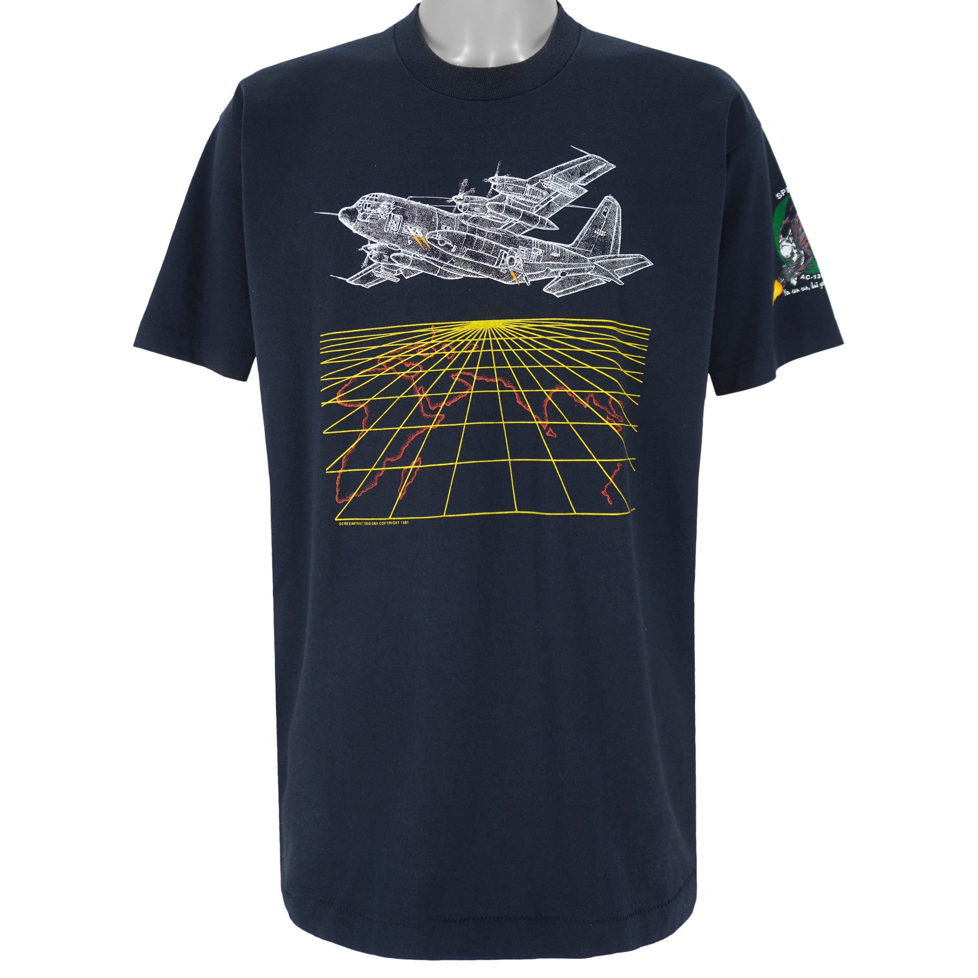 Vintage (Screen Stars Best) - Spirit 03 Ghostriders Ramjet T-Shirt 1991 XX-Large Vintage Retro