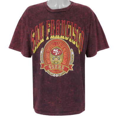 NFL (Nutmeg) - San Francisco 49ers Tie Dye T-Shirt 1990s X-Large