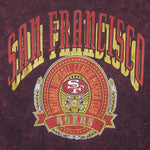 NFL (Nutmeg) - San Francisco 49ers Tie Dye T-Shirt 1990s X-Large Vintage Retro Football