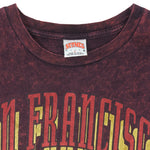 NFL (Nutmeg) - San Francisco 49ers Tie Dye T-Shirt 1990s X-Large Vintage Retro Football