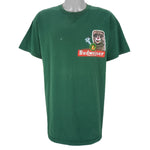Vintage (Delta) - Green Budweiser T-Shirt 1998 X-Large Vintage Retro