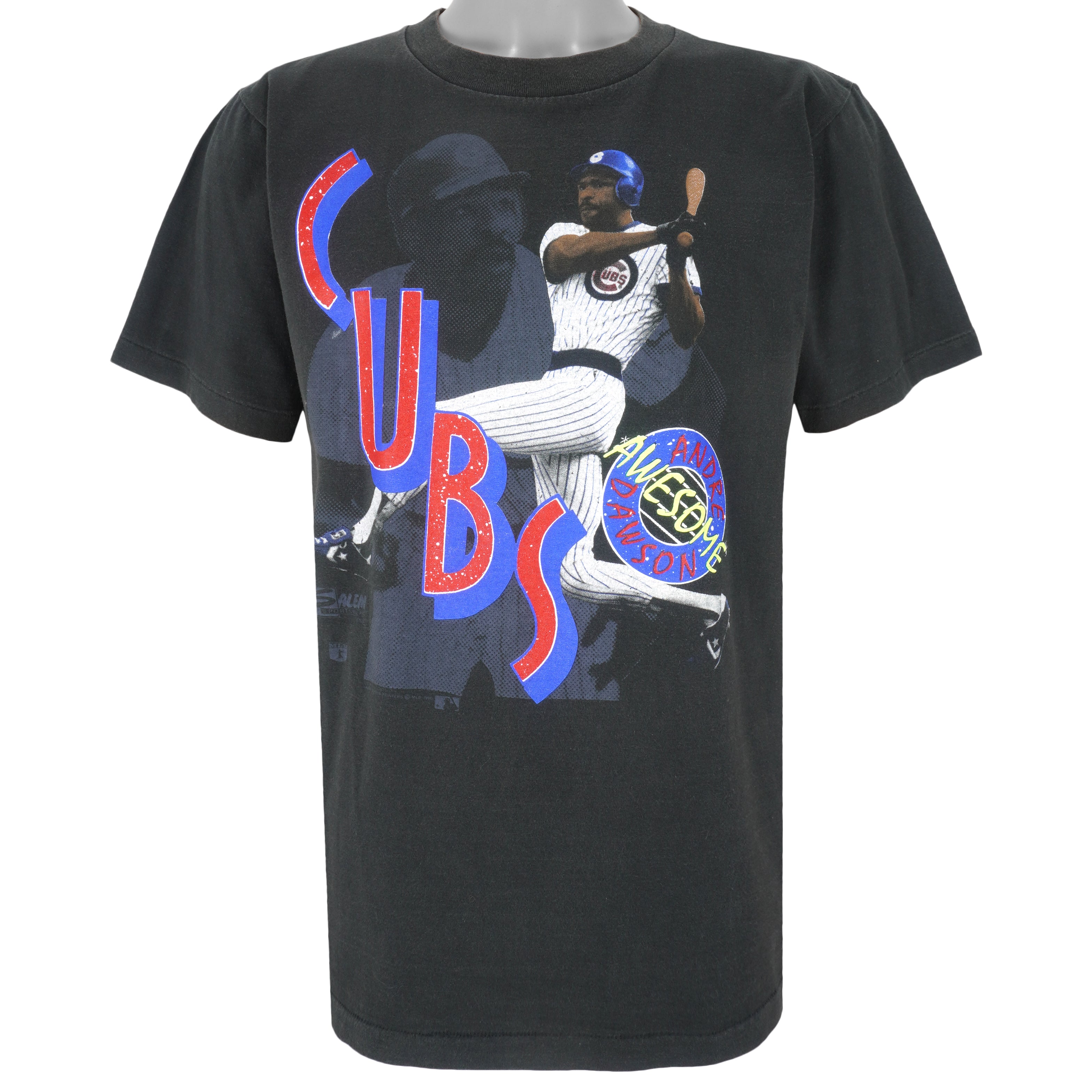 MLB (Salem) - Chicago Cubs Andre Dawson T-Shirt 1990s Large Vintage Retro Baseball