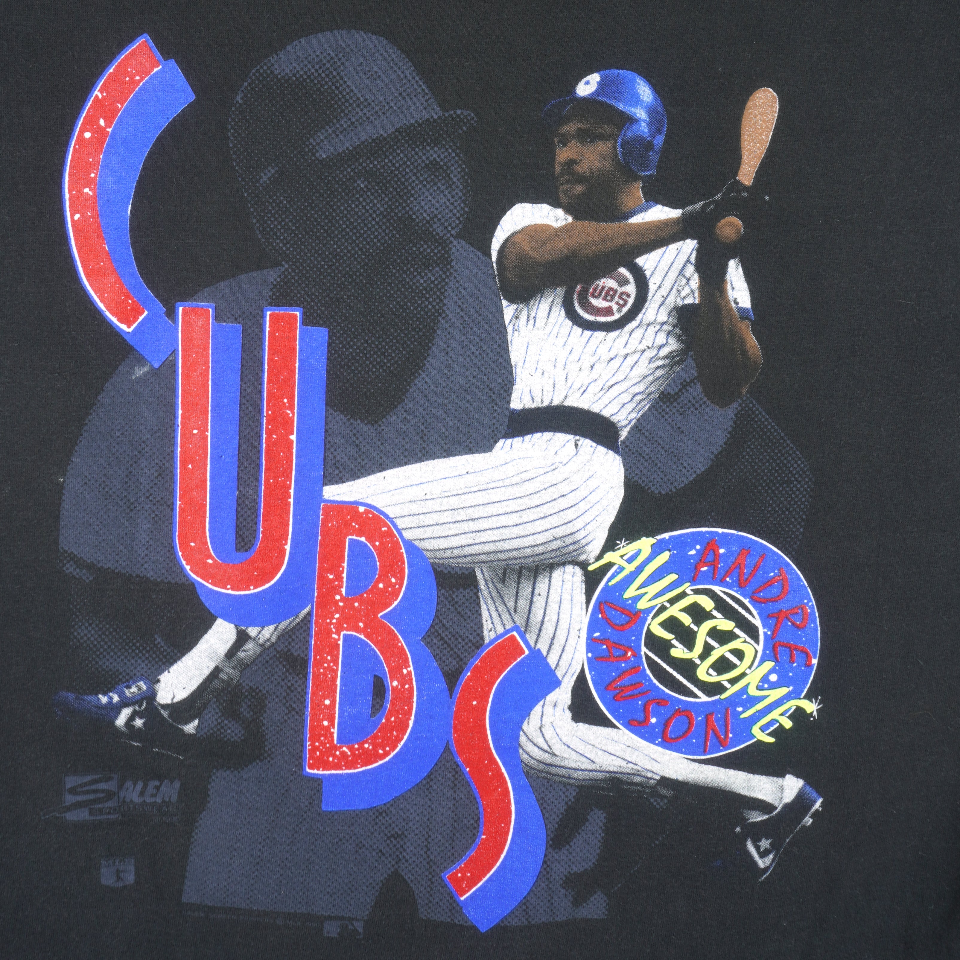 Vintage MLB (Salem) - Chicago Cubs Andre Awesome Dawson T-Shirt 1990s Large