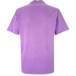 MLB (Soft Wear) - Purple New York Yankees T-Shirt 1991 Medium Vintage Retro Baseball