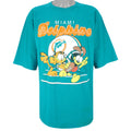 NFL - Miami Dolphins Garfield and Odie T-Shirt 1993 X-Large Vintage Retro Football