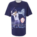 MLB (Pro Player) - New York Yankees Derek Jeter T-Shirt 1990s XX-Large Vintage Retro Baseball