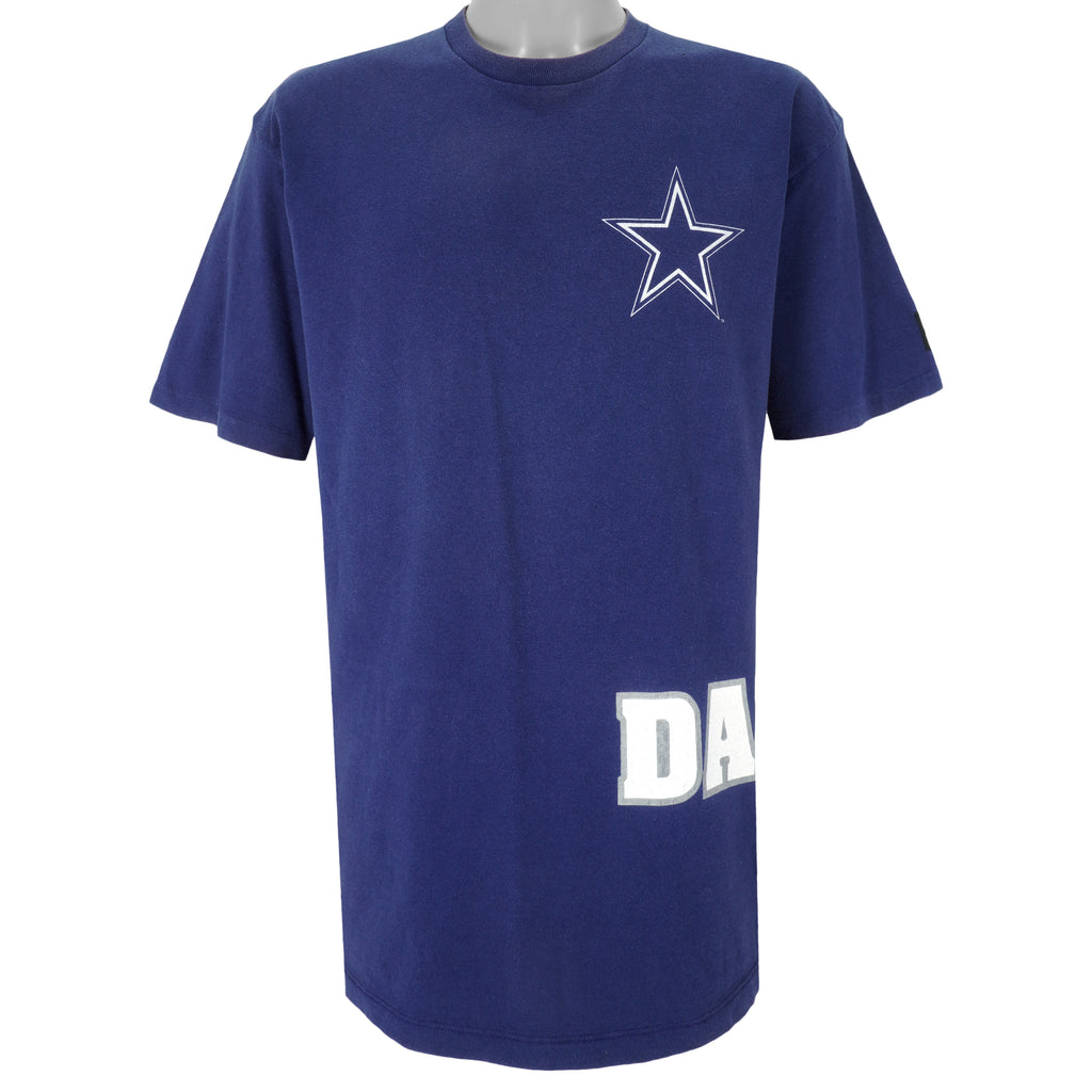 Starter - Dallas Cowboys Big Logo T-Shirt 1996 Large Vintage Retro Football