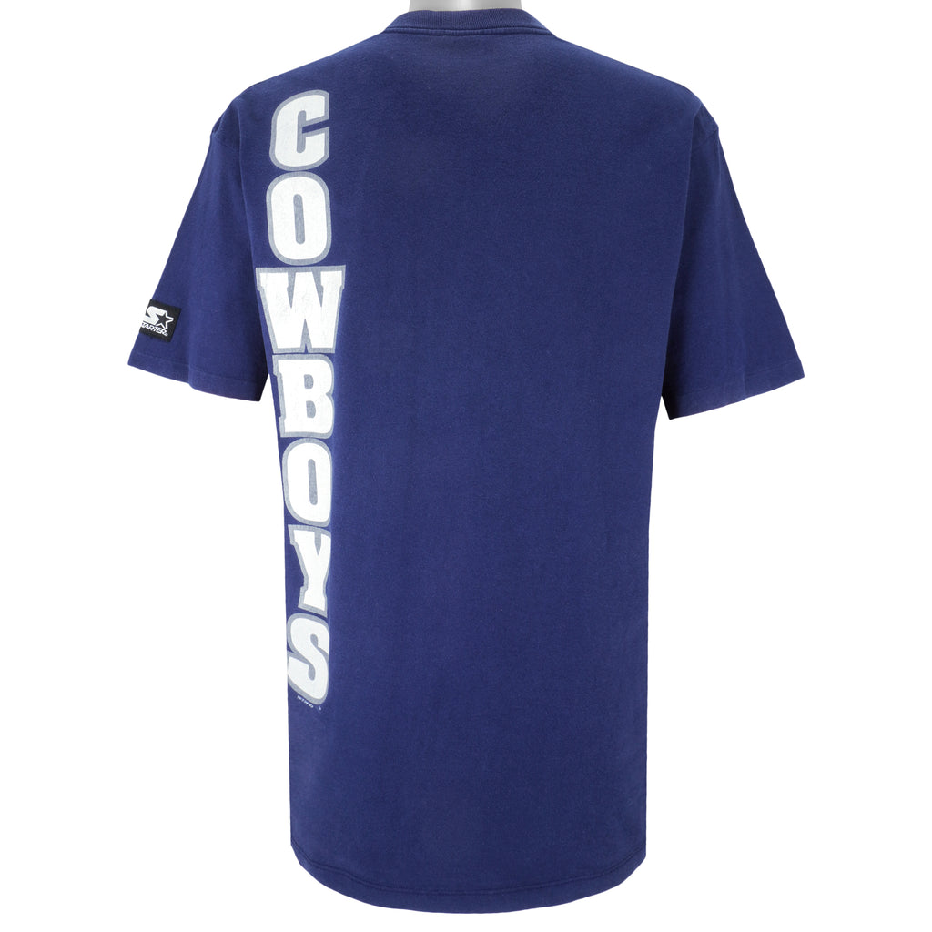 Starter - Dallas Cowboys Big Logo T-Shirt 1996 Large Vintage Retro Football