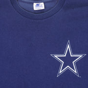 Starter - Dallas Cowboys Big Logo T-Shirt 1996 Large Vintage Retro Football