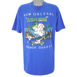 Vintage (Hanes) - New Orleans Party Time French Quarter T-Shirt 1990s XX-Large