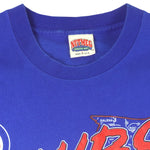 MLB (Nutmeg) - Chicago Cubs Stadium Map T-Shirt 1991 Large Vintage Retro Baseball