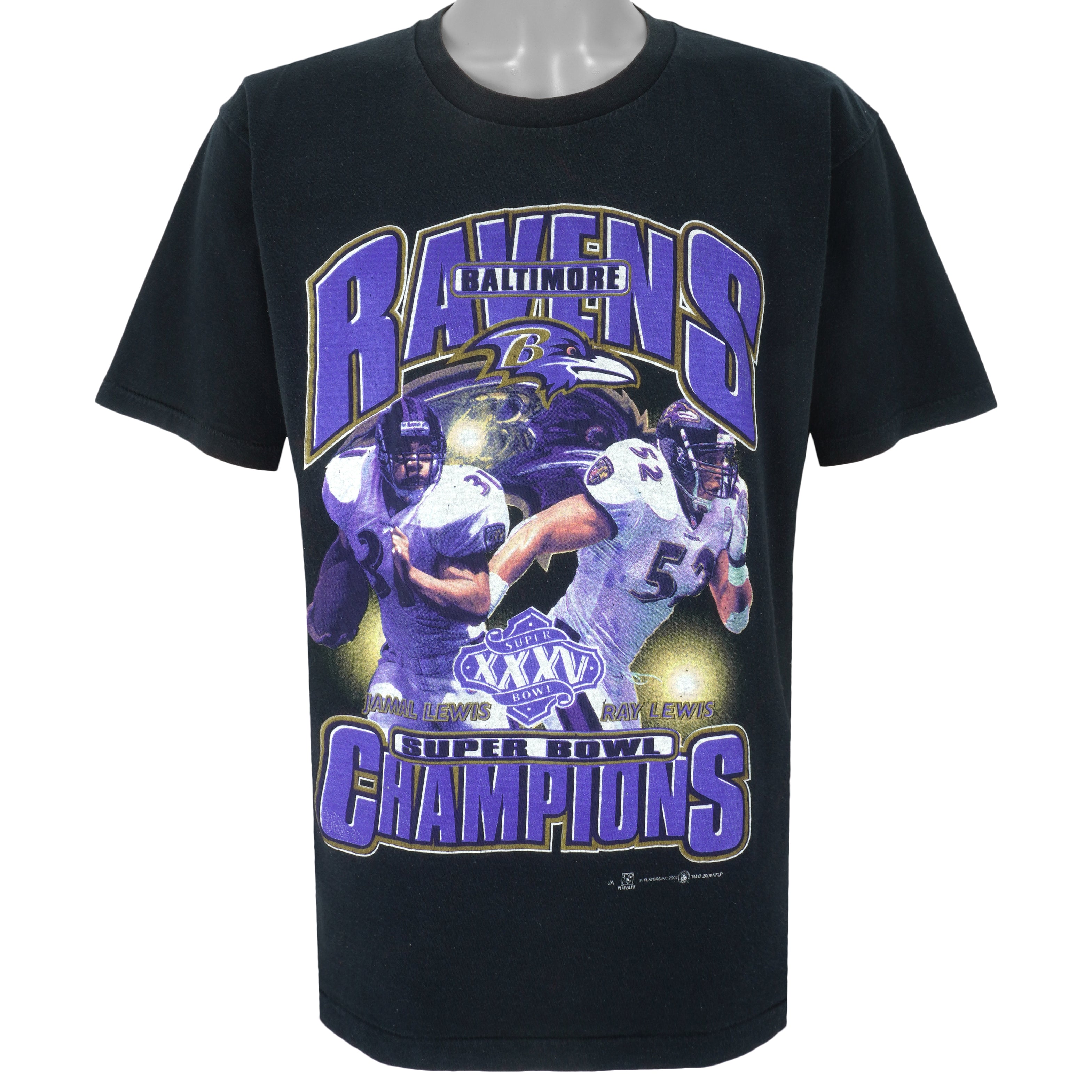 NFL - Ravens Baltimore Super Bowl 35th Champs Vintage Retro Football
