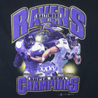 Ravens Baltimore Super Bowl 35th Champs Vintage Retro Football