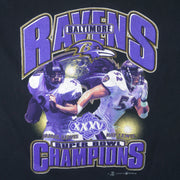 Ravens Baltimore Super Bowl 35th Champs Vintage Retro Football