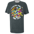 Marvel - Spiderman Fighting Crime T-Shirt 1990s XX-Large Vintage Retro