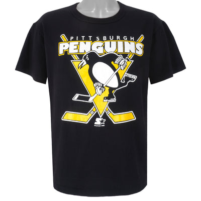 Starter - Pittsburgh Penguins Big Logo T-Shirt 1990s X-Large