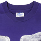 Vintage (Hanes) - Africa - Asia Elephants T-Shirt 1990s Large Vintage Retro