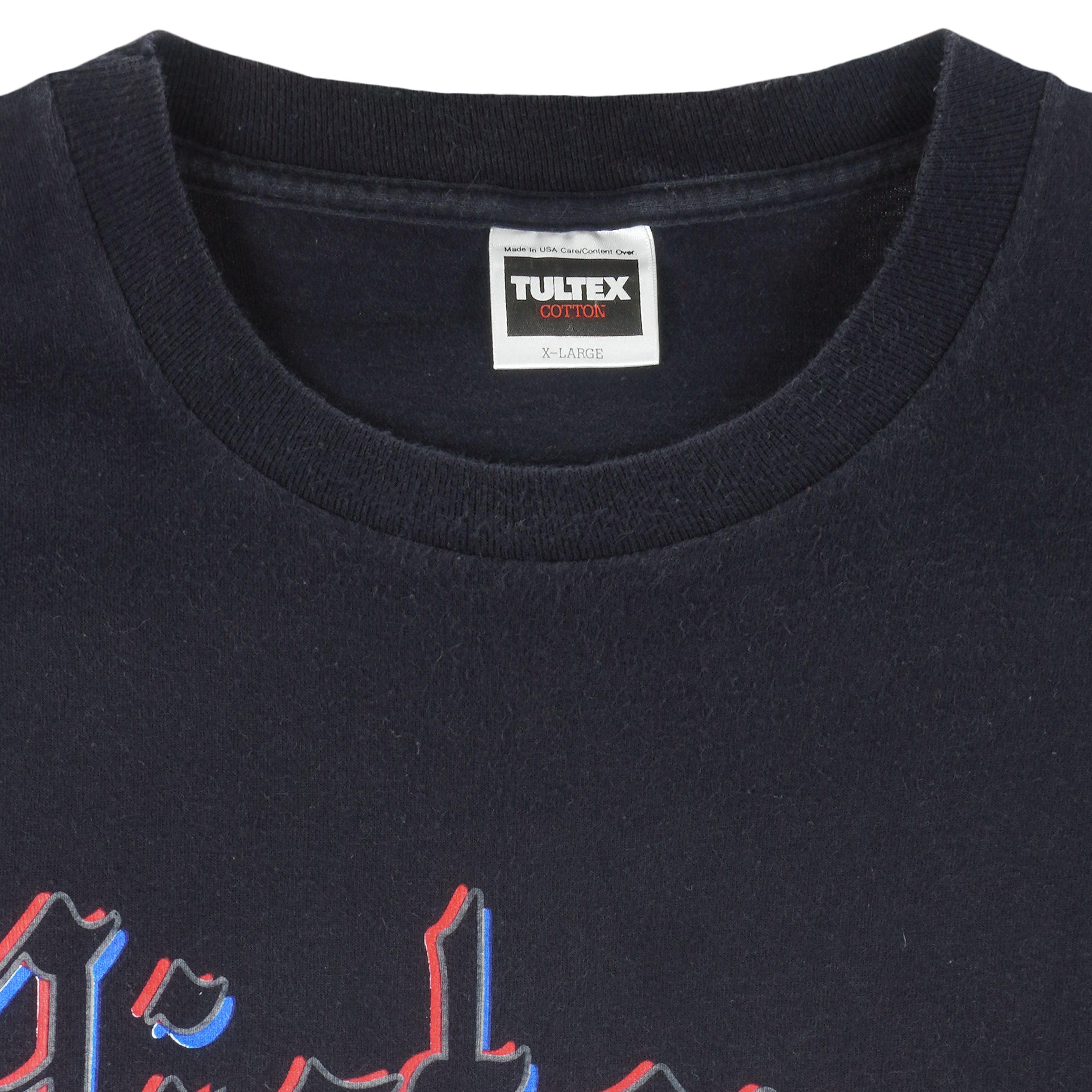 NBA (Tultex) - Black Detroit Pistons T-Shirt 1990s X-Large Vintage Retro Basketball