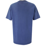 MLB (Nutmeg) - Blue New York Yankees T-Shirt 1991 X-Large Vintage Retro Baseball