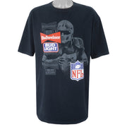 Vintage (Waves) - Budweiser x NFL T-Shirt 1990s X-Large Vintage Retro Football