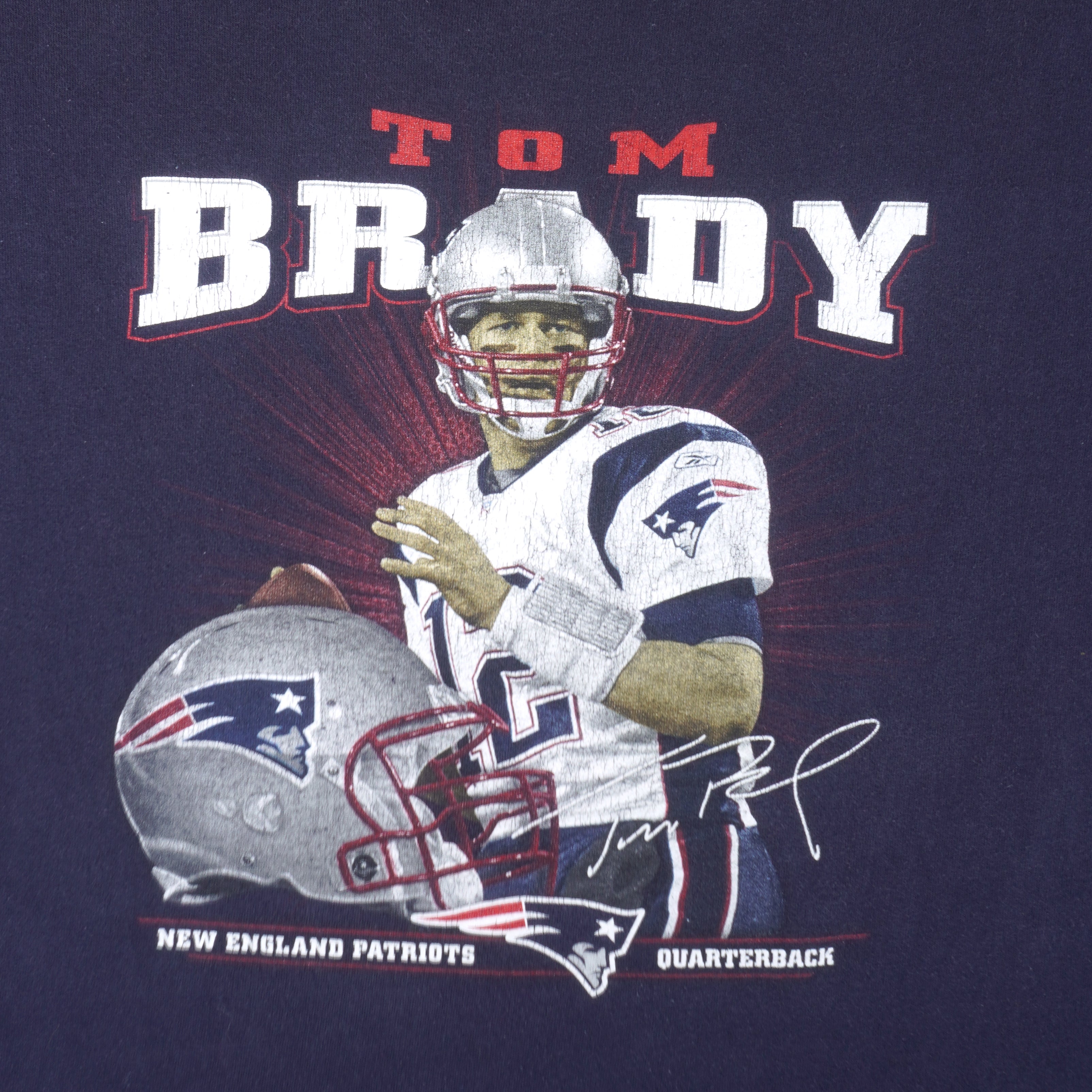 Vintage NFL New England Patriots Tom Brady T Shirt XX Large