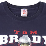 NFL - New England Patriots, Tom Brady T-Shirt 1990s XX-Large Vintage Retro Football