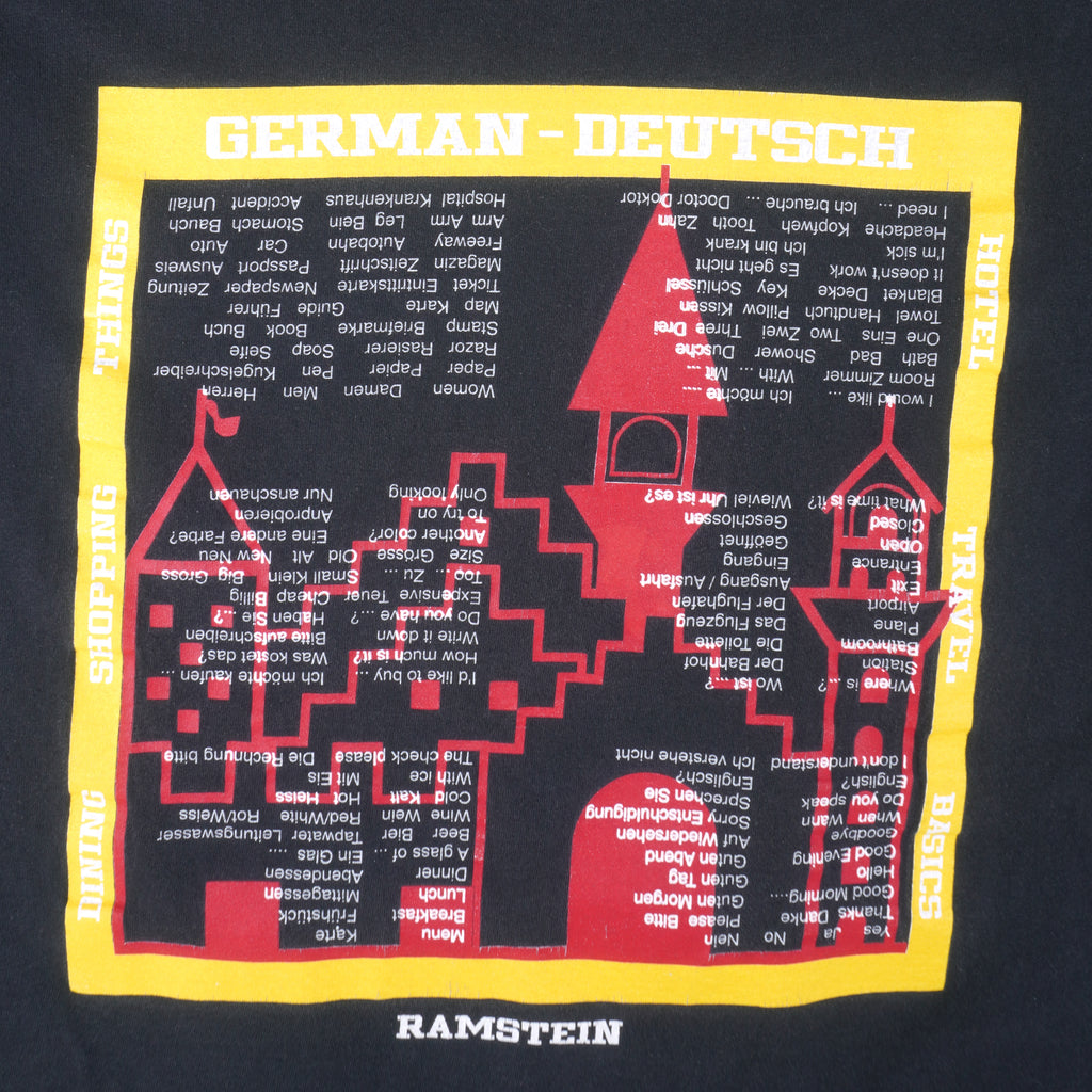 Vintage (Soffe) - Ramstein Translation T-Shirt 1990s Large Vintage Retro