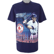MLB (Pro Player) - Boston Red Sox Nomar Garciaparra T-Shirt 1990s Large Vintage Retro Baseball