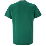 NBA (Hanes) - Green Milwaukee Bucks T-Shirt 1990s Large Vintage Retro Baseketball