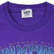 NBA (Lee) - Utah Jazz Champions T-Shirt 1997 XX-Large Vintage Retro Basketball