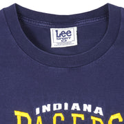 NBA (Lee) - Indiana Pacers Embroidered T-Shirt 1990s Medium Vintage Retro Basketball