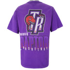 NBA (Salem) - Toronto Raptors Big Logo T-Shirt 1990s Large Vintage Retro Basketball