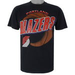 NBA - Portland Trail Blazers Single Stitch T-Shirt 1990s Medium