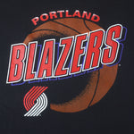 NBA - Portland Trail Blazers Big Logo T-Shirt 1990s Medium Vintage Retro Basketball