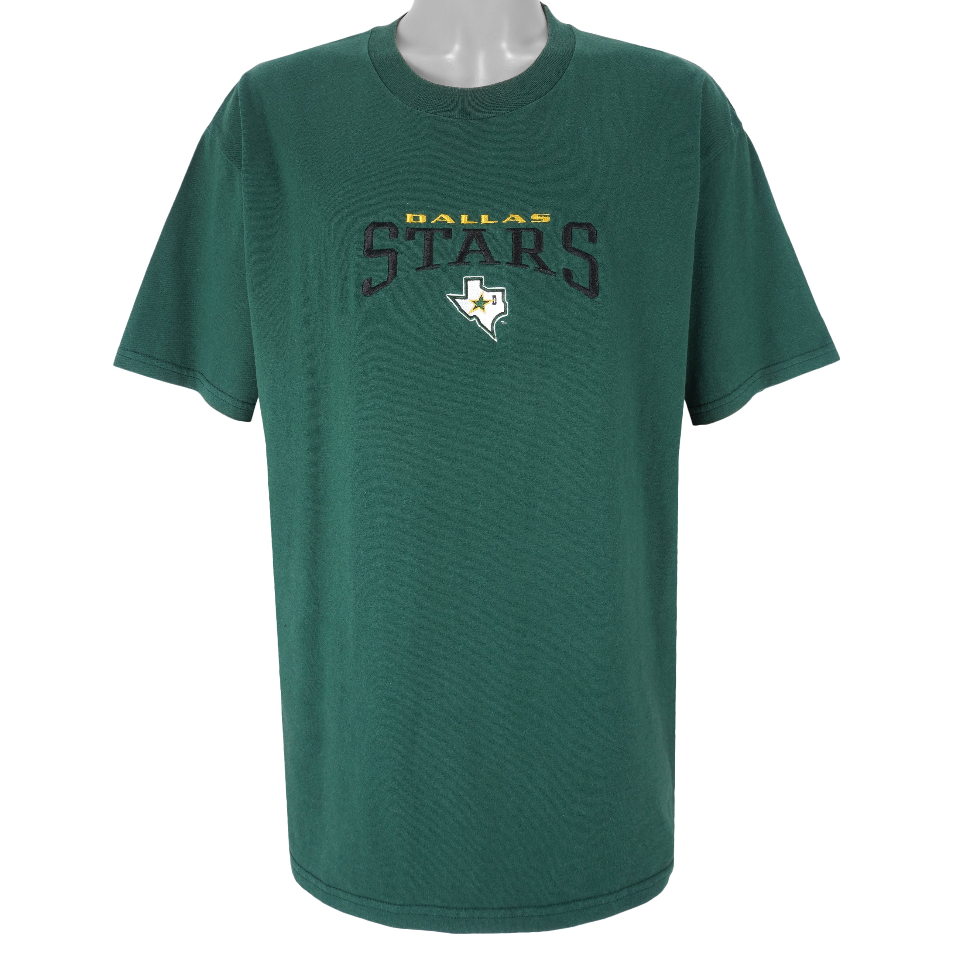 NHL (CSA) - Dallas Stars Embroidered T-Shirt 1990s X-Large Vintage Retro Hockey