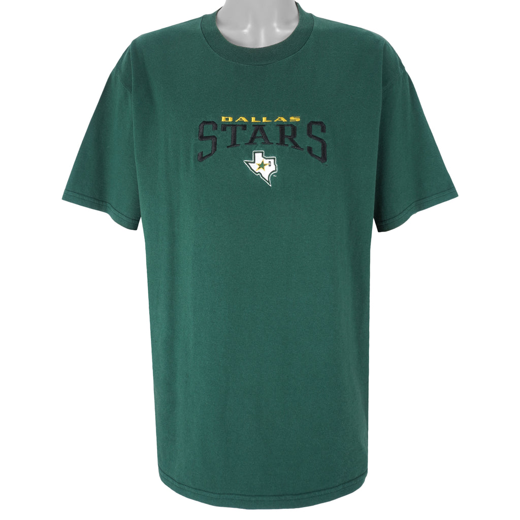 NHL (CSA) - Dallas Stars Embroidered T-Shirt 1990s X-Large Vintage Retro Hockey