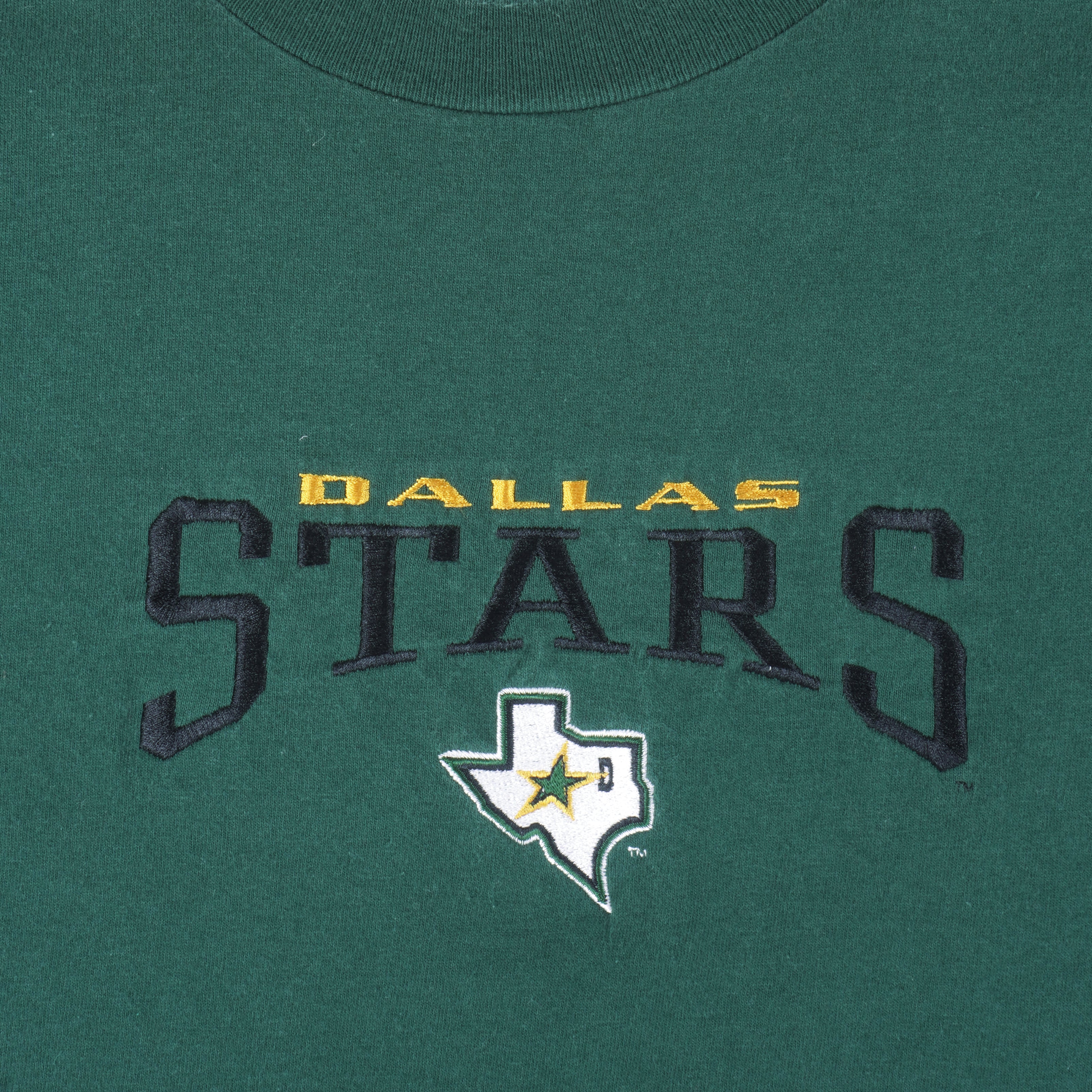 Vintage 90s Dallas Stars Hockey Embroidered Sweatshirt Size XL 