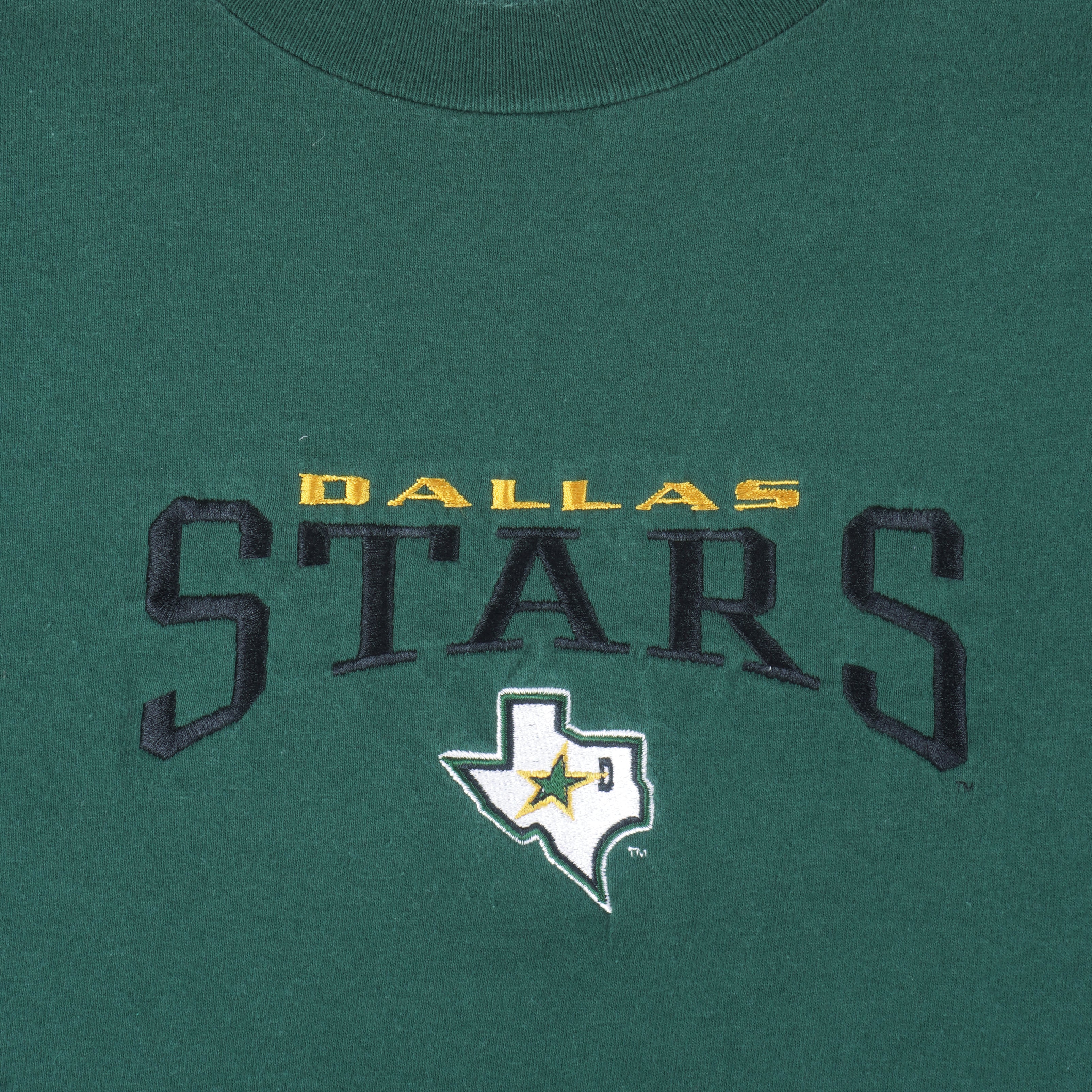 NHL (CSA) - Dallas Stars Embroidered T-Shirt 1990s X-Large Vintage Retro Hockey