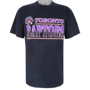 NBA (Bulletin Athletic) - Toronto Raptors T-Shirt 1990s Large Vintage Retro Basketball