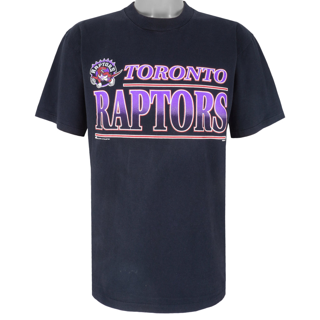 NBA (Bulletin Athletic) - Toronto Raptors T-Shirt 1990s Large Vintage Retro Basketball