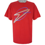 Speedo - Red Embroidered Logo T-Shirt 1998 Large