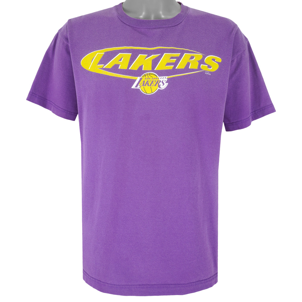NBA (Champ) - Los Angeles Lakers T-Shirt 1990s X-Large Vintage Retro Basketball