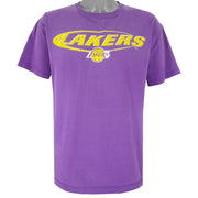 NBA (Champ) - Los Angeles Lakers T-Shirt 1990s X-Large Vintage Retro Basketball