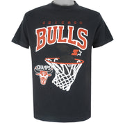 NBA - Chicago Bulls World Champs T-Shirt 1990s Large Vintage Retro Basketball
