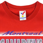 NHL - Red Montreal Canadiens x Taz T-Shirt 1993 X-Large Vintage Retro Hockey